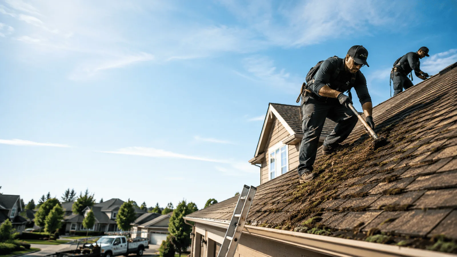 Roof Moss Removal in Frankenmuth, MI near me